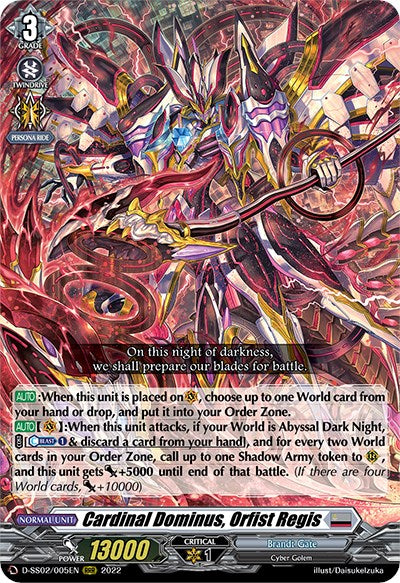 Image of Cardinal Dominus, Orfist Regis (D-SS02/005EN) [Festival Collection 2022]