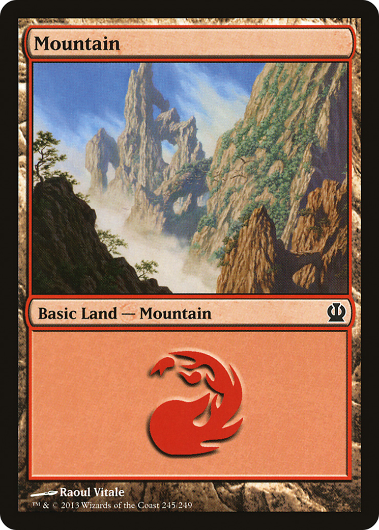 Image of Mountain (245) [Theros]