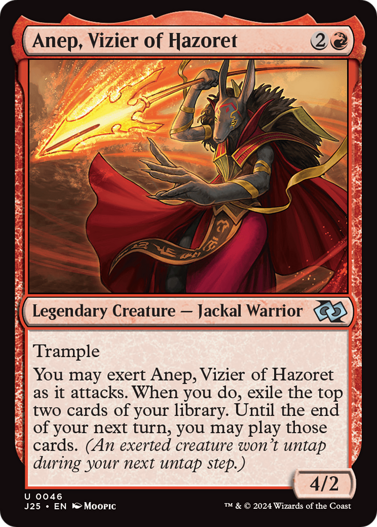Image of Anep, Vizier of Hazoret (Anime) [Foundations Jumpstart]