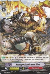 Image of Barrage Eradicator, Zion (TD09/002EN) [Trial Deck 9: Eradicator of the Empire]