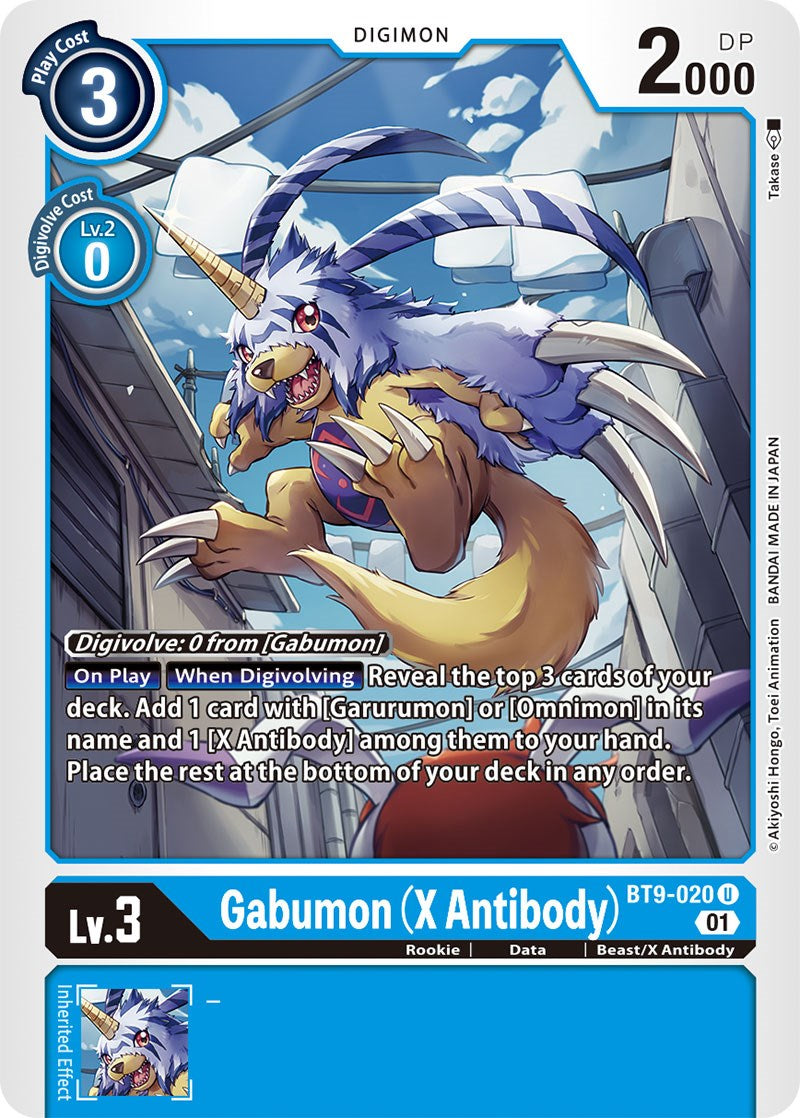 Image of Gabumon (X Antibody) [BT9-020] [X Record]