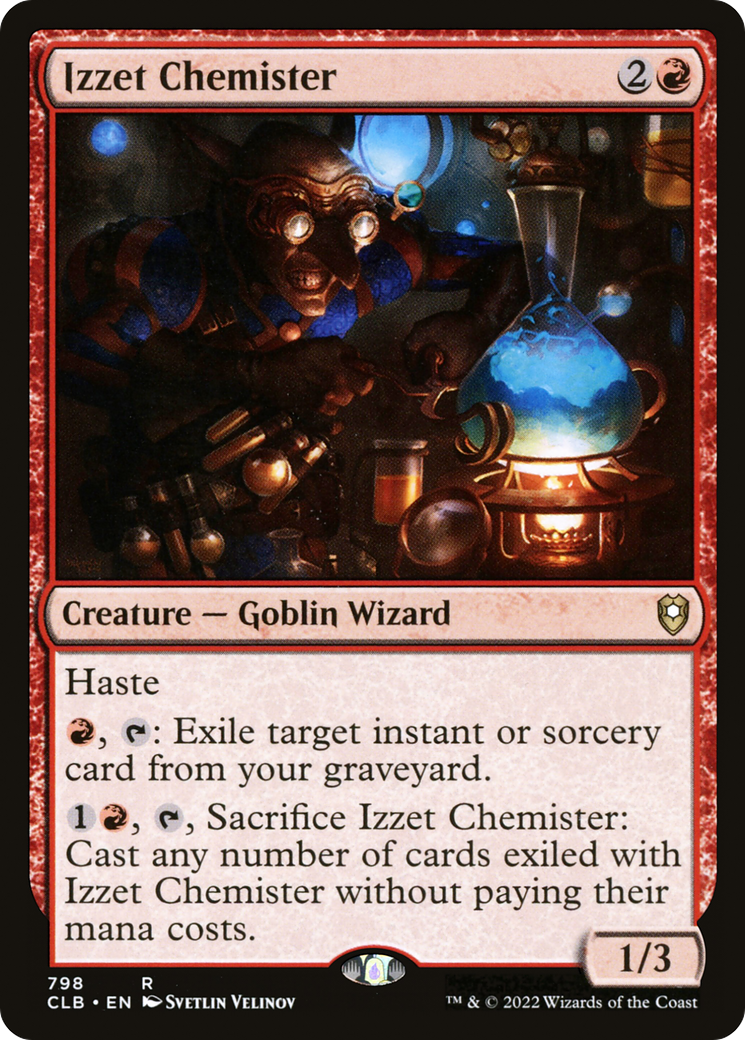 Image of Izzet Chemister [Commander Legends: Battle for Baldur's Gate]