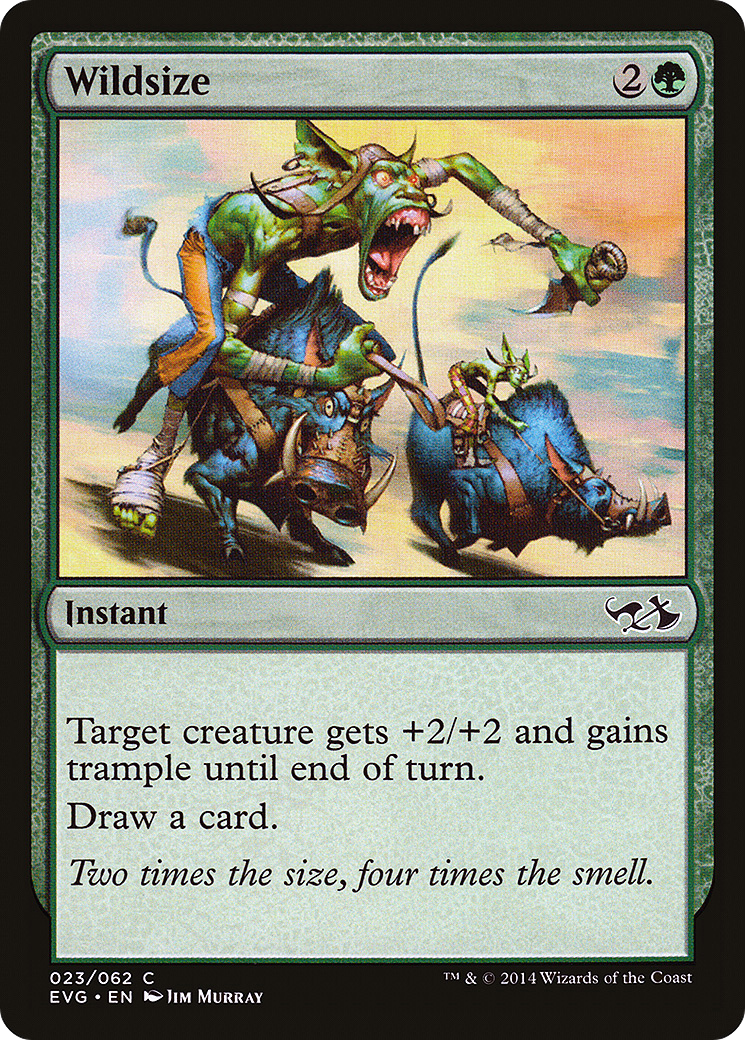 Image of Wildsize (DD3-) - Duel Decks Anthology: Elves vs. Goblins Foil