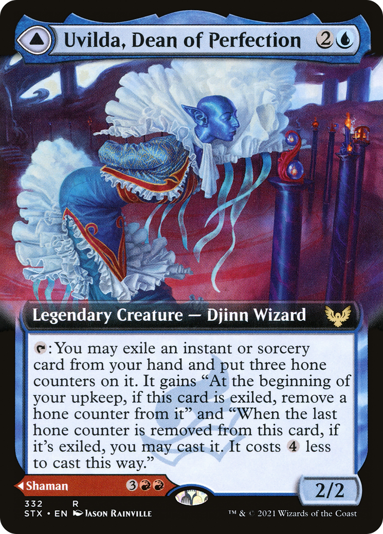 Image of Uvilda, Dean of Perfection // Nassari, Dean of Expression (Extended Art) [Strixhaven: School of Mages]