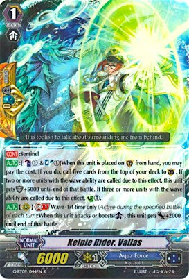 Image of Kelpie Rider, Vallas (G-BT09/044EN) [Divine Dragon Caper]