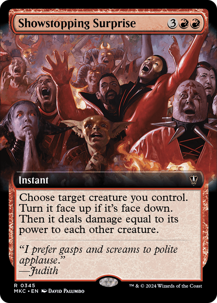 Image of Showstopping Surprise (Extended Art) [Murders at Karlov Manor Commander]