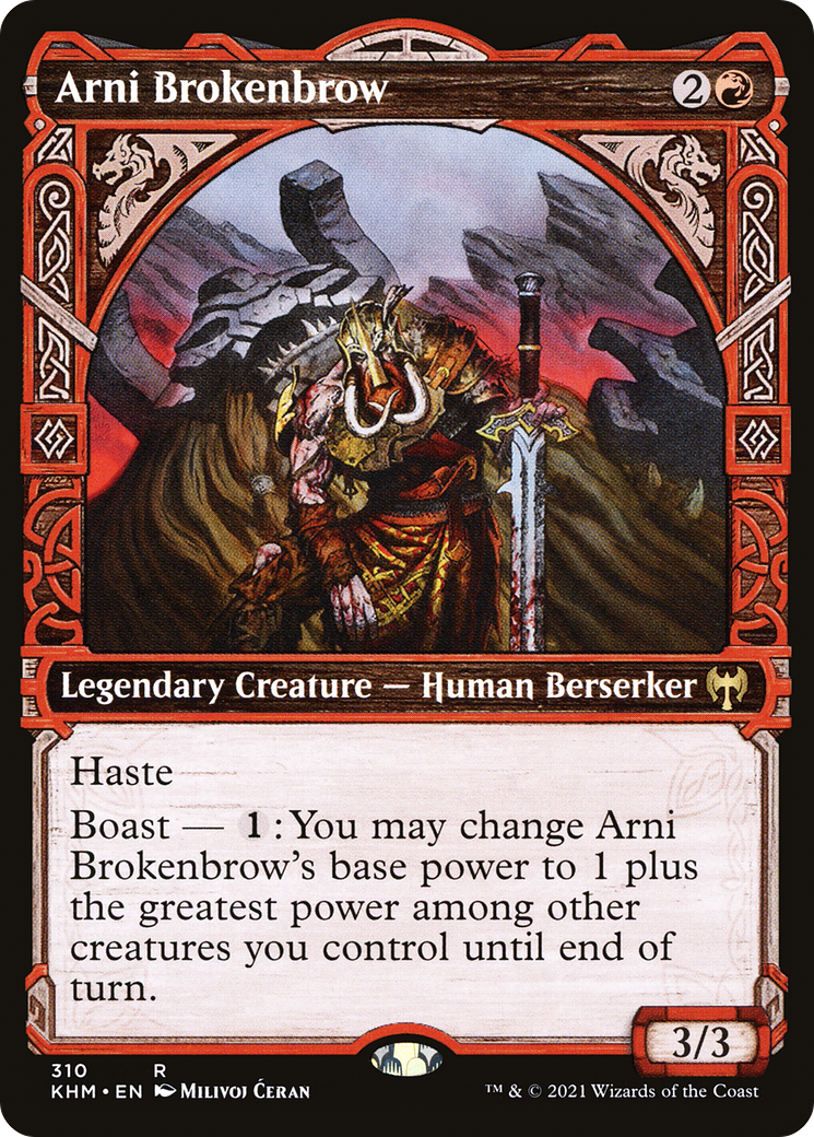Image of Arni Brokenbrow (Showcase) [Kaldheim]