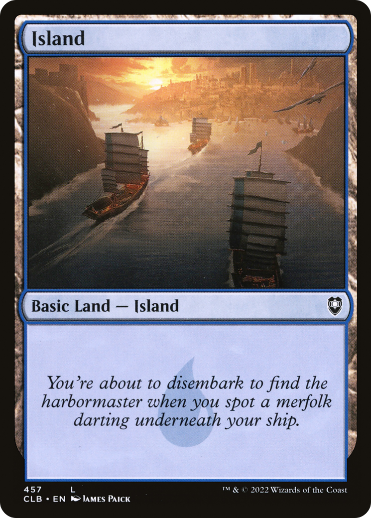Image of Island (457) [Commander Legends: Battle for Baldur's Gate]