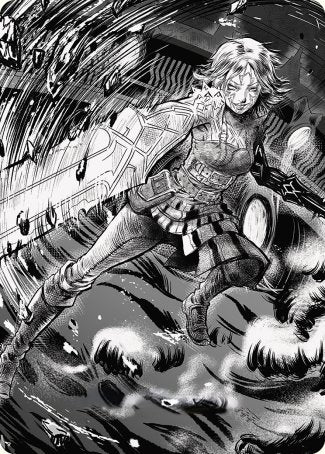 Image of Nahiri, the Unforgiving 2 Art Card [Phyrexia: All Will Be One Art Series]