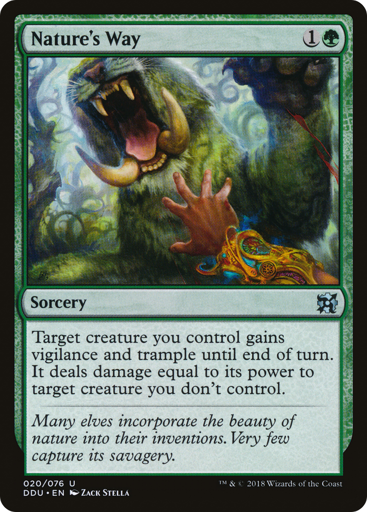 Image of Nature's Way [Duel Decks: Elves vs. Inventors]