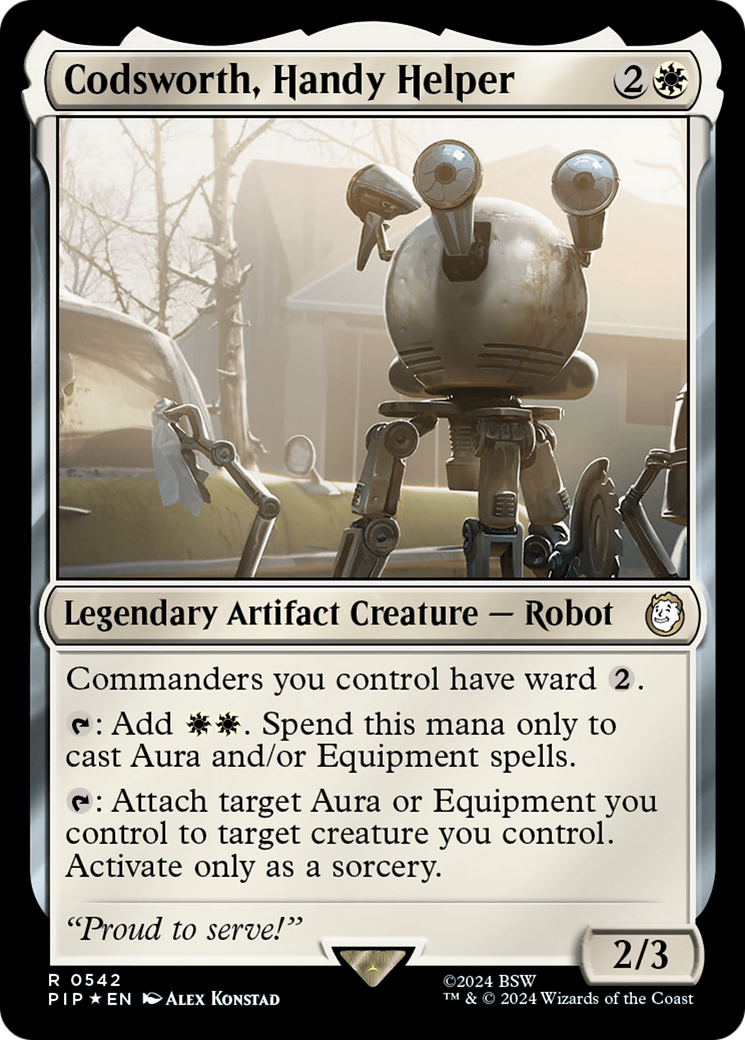Image of Codsworth, Handy Helper (Surge Foil) [Fallout]