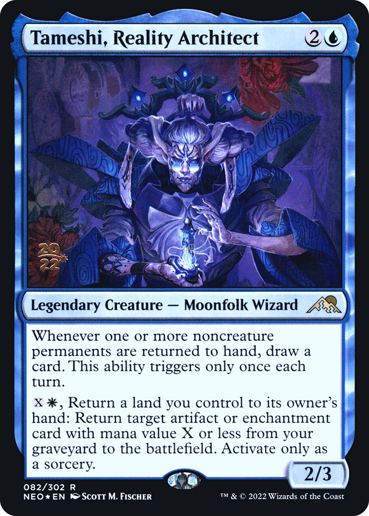 Image of Tameshi, Reality Architect [Kamigawa: Neon Dynasty Prerelease Promos]