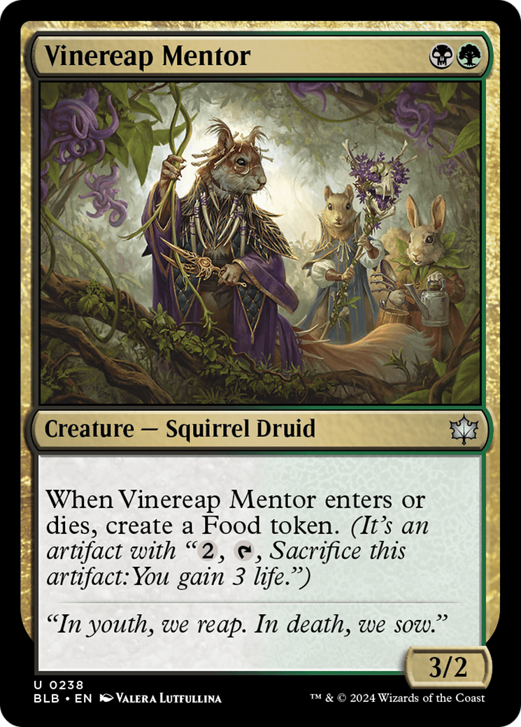 Image of Vinereap Mentor [Bloomburrow]