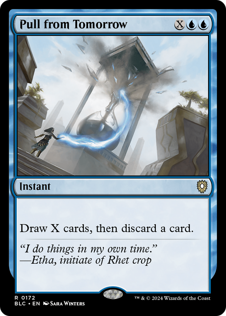 Image of Pull from Tomorrow [Bloomburrow Commander]
