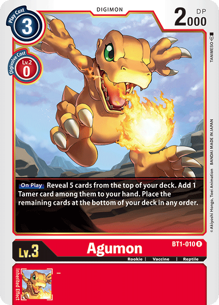 Image of Agumon [BT1-010] [Release Special Booster Ver.1.0]