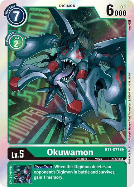 Image of Okuwamon [BT1-077] (Event Pack) [Release Special Booster Ver.1.0 Promos]