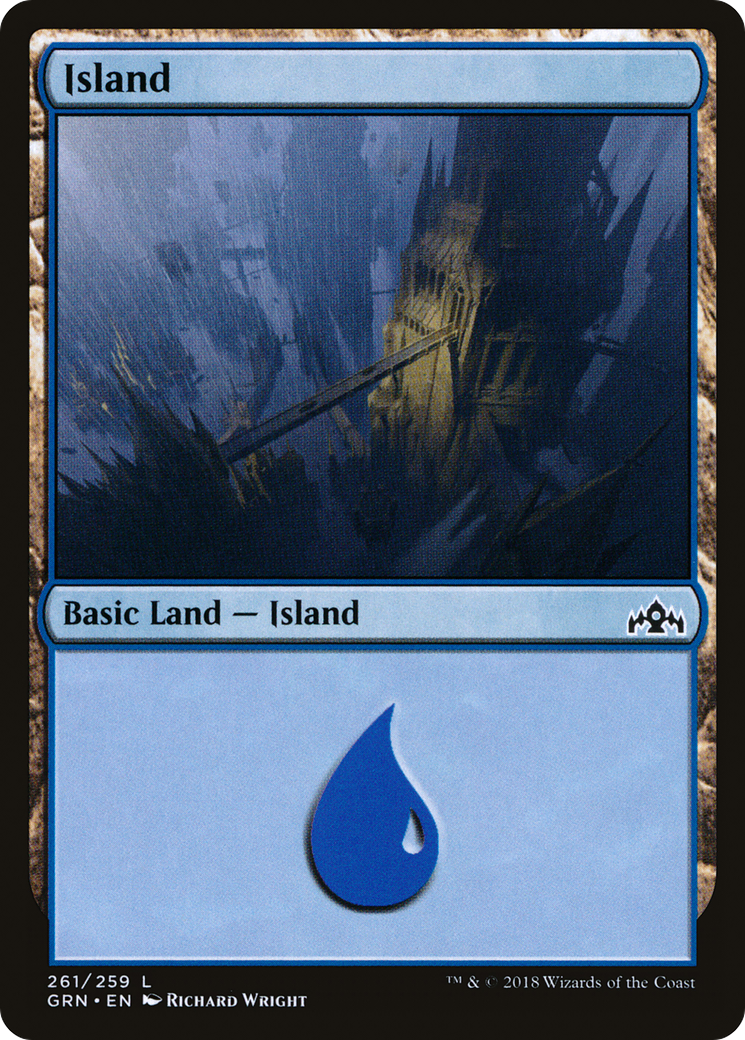 Image of Island (261) [Guilds of Ravnica]