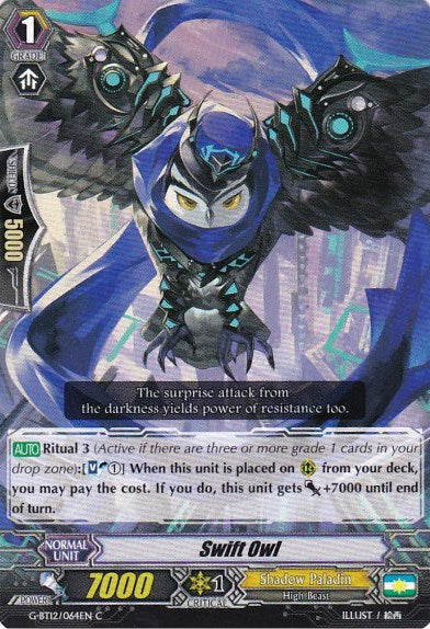 Image of Swift Owl (G-BT12/064EN) [Dragon King's Awakening]