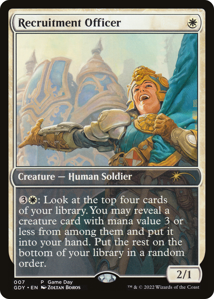 Image of Recruitment Officer [Game Day 2022]
