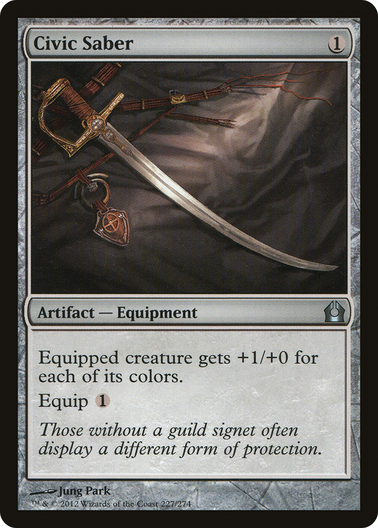 Image of Civic Saber [Return to Ravnica]