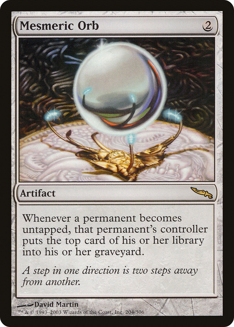 Image of Mesmeric Orb [Mirrodin]