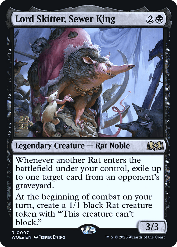 Image of Lord Skitter, Sewer King [Wilds of Eldraine Prerelease Promos]