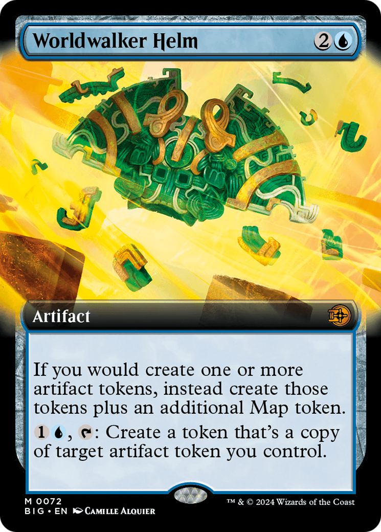 Image of Worldwalker Helm (Extended Art) [Outlaws of Thunder Junction: The Big Score]
