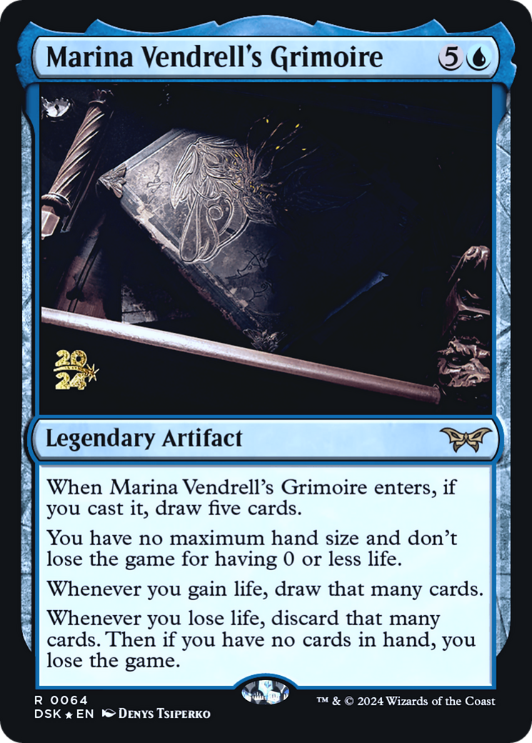 Image of Marina Vendrell's Grimoire [Duskmourn: House of Horror Prerelease Promos]