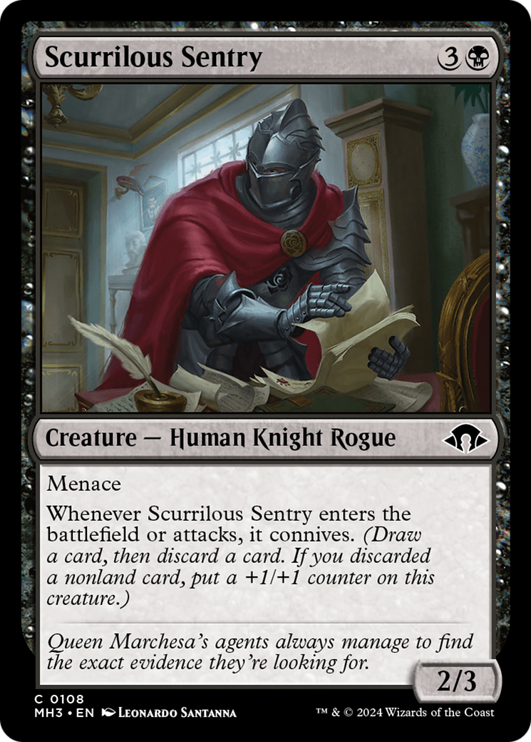 Image of Scurrilous Sentry [Modern Horizons 3]