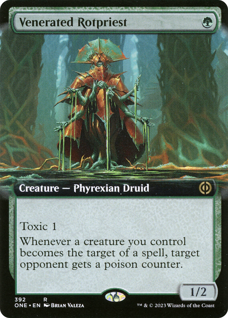 Image of Venerated Rotpriest (Extended Art) [Phyrexia: All Will Be One]