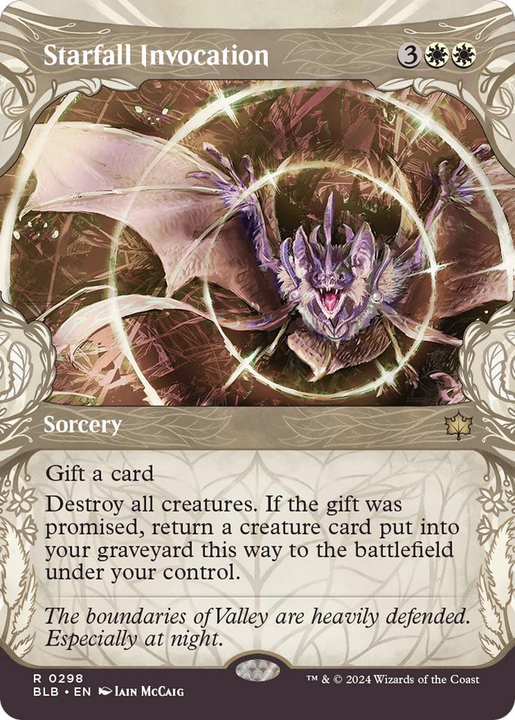 Image of Starfall Invocation (Showcase) [Bloomburrow]