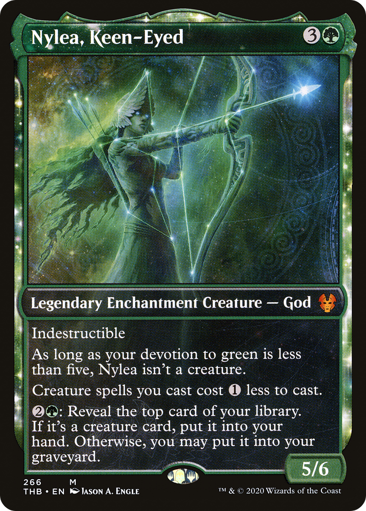 Image of Nylea, Keen-Eyed (Showcase) [Theros Beyond Death]