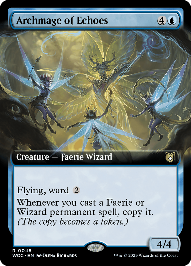 Image of Archmage of Echoes (Extended Art) [Wilds of Eldraine Commander]