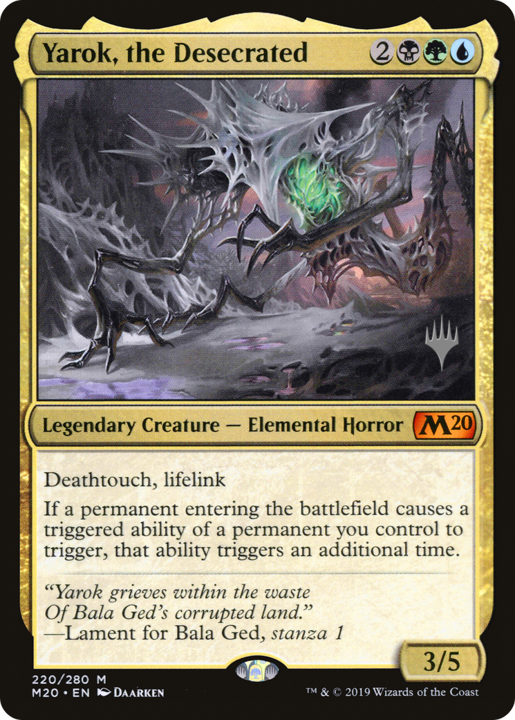 Image of Yarok, the Desecrated (Promo Pack) [Core Set 2020 Promos]