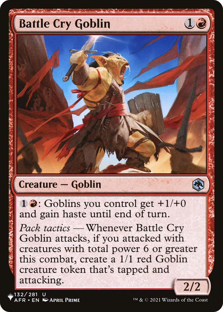 Image of Battle Cry Goblin [The List]