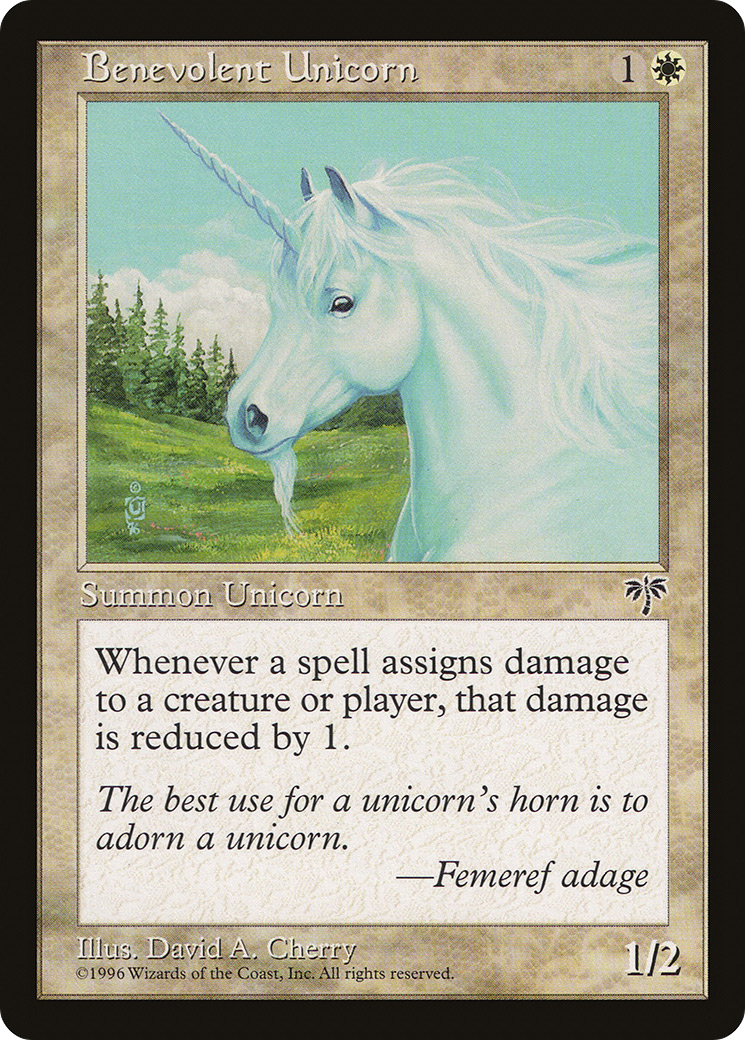 Image of Benevolent Unicorn [Mirage]