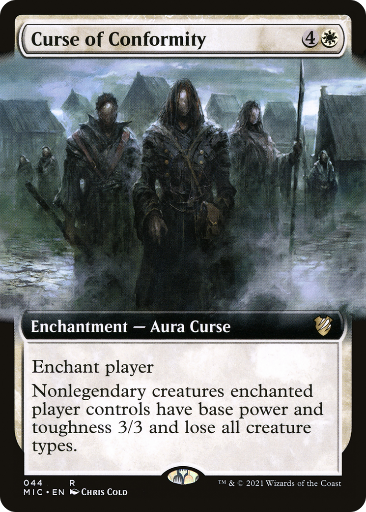 Image of Curse of Conformity (Extended Art) [Innistrad: Midnight Hunt Commander]
