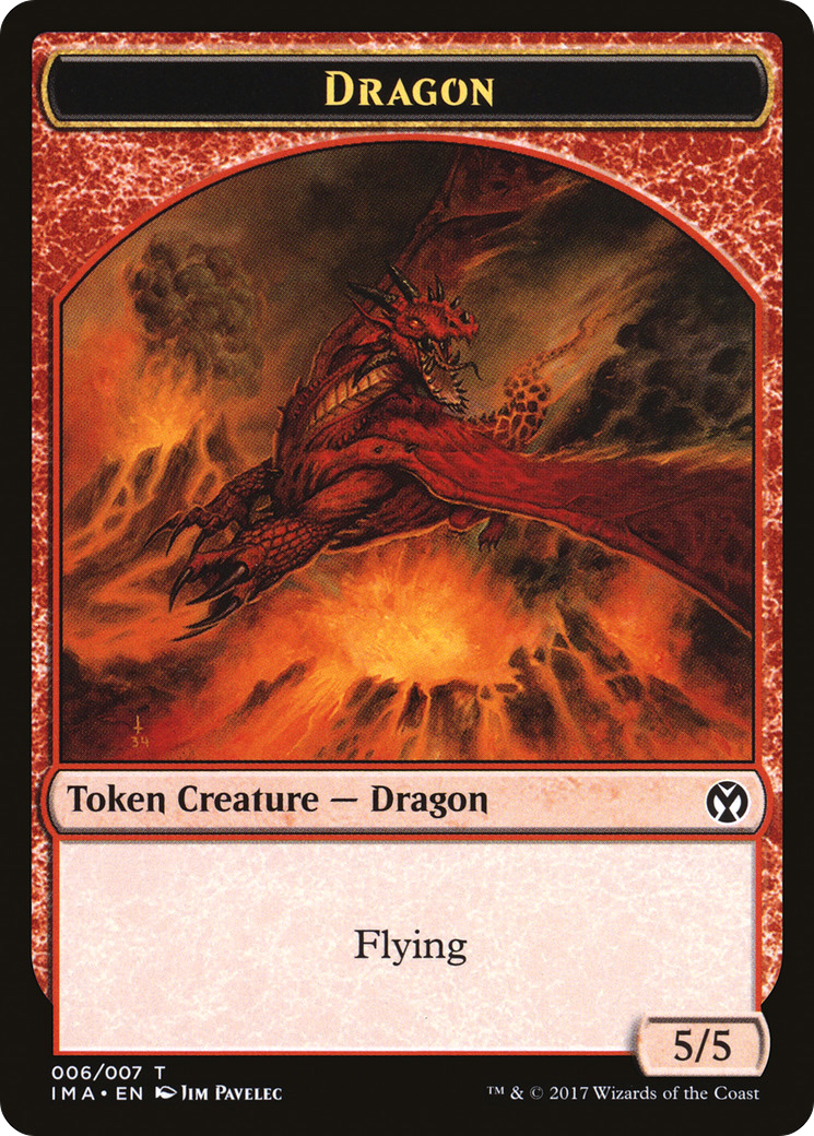 Image of Dragon Token (006/007) [Iconic Masters Tokens]