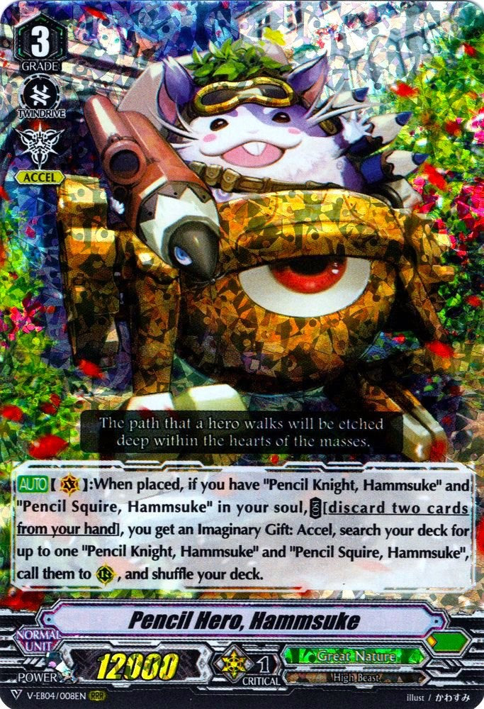 Image of Pencil Hero, Hammsuke (V-EB04/008EN) [The Answer of Truth]