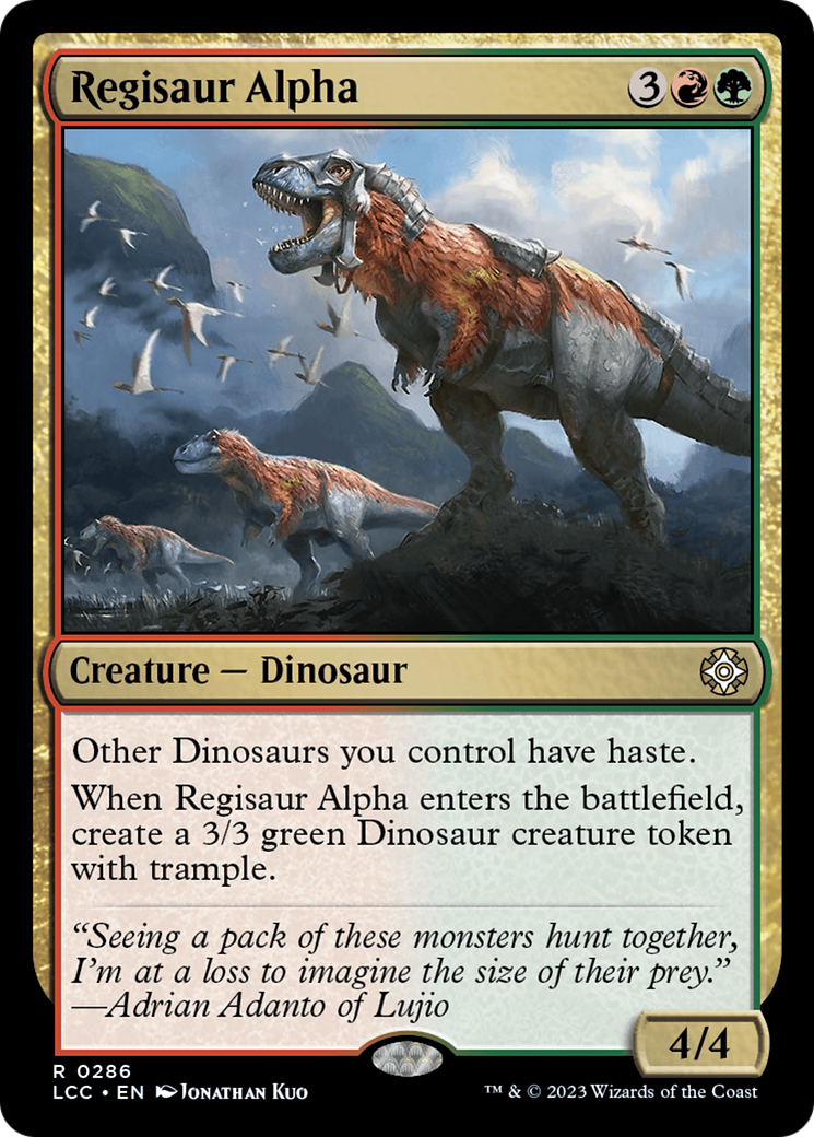 Image of Regisaur Alpha [The Lost Caverns of Ixalan Commander]