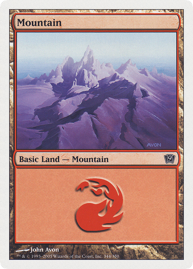 Image of Mountain (344) [Ninth Edition]