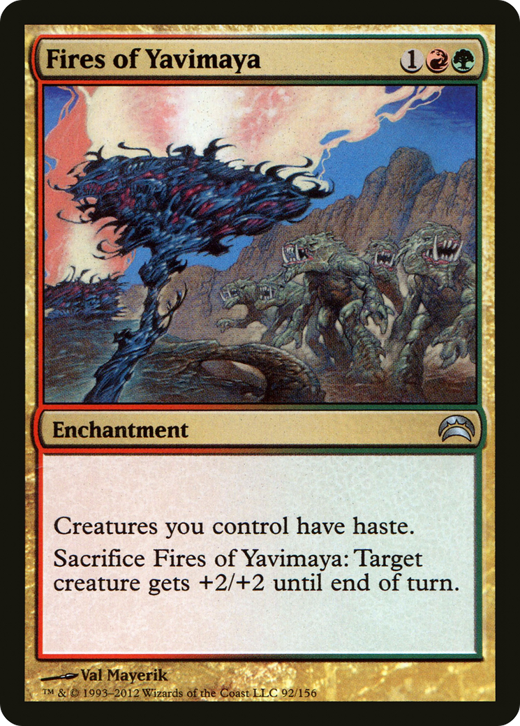 Image of Fires of Yavimaya [Planechase 2012]