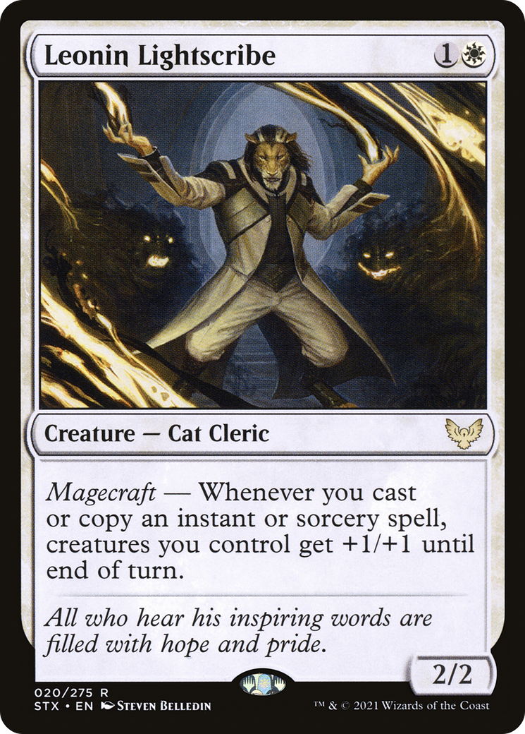 Image of Leonin Lightscribe [Strixhaven: School of Mages]