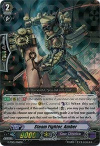 Image of Steam Fighter, Amber (Foil) (G-TD01/006EN) [Awakening of The Interdimensional Dragon]