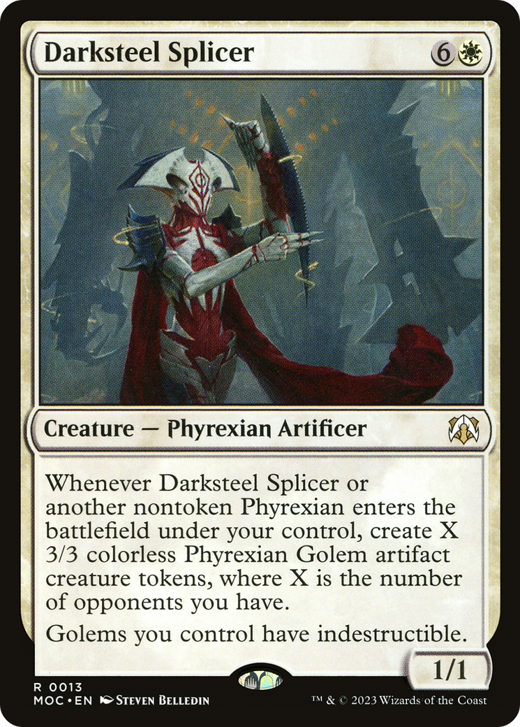Image of Darksteel Splicer [March of the Machine Commander]