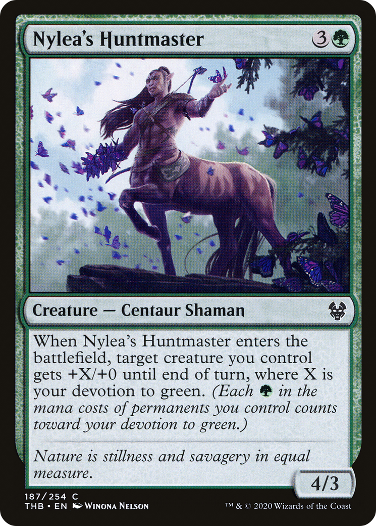 Image of Nylea's Huntmaster [Theros Beyond Death]
