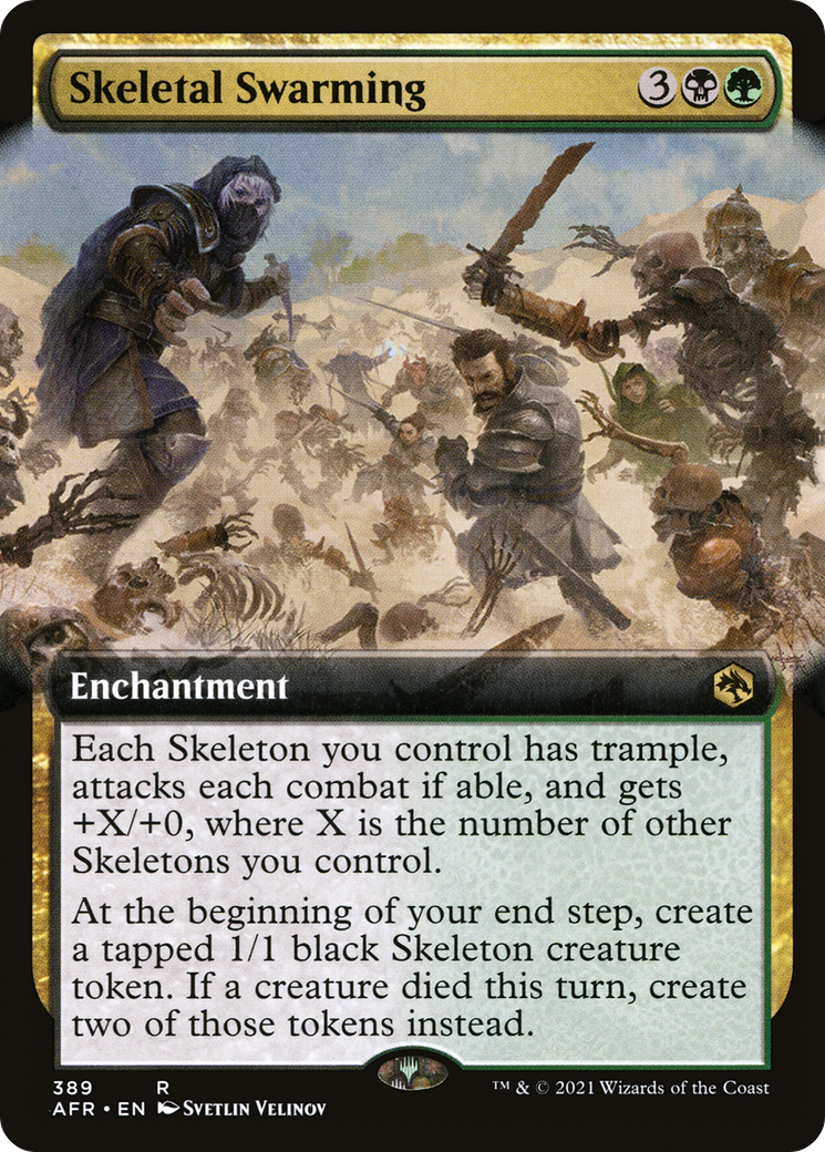 Image of Skeletal Swarming (Extended Art) [Dungeons & Dragons: Adventures in the Forgotten Realms]
