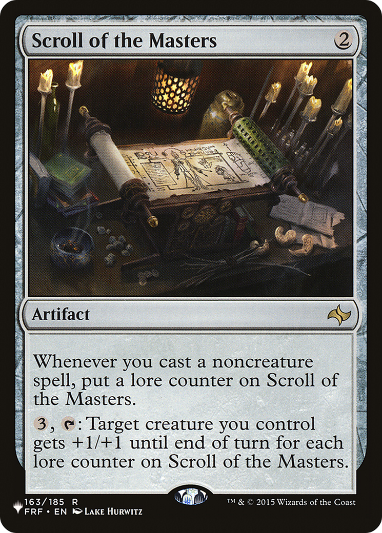 Image of Scroll of the Masters [The List]