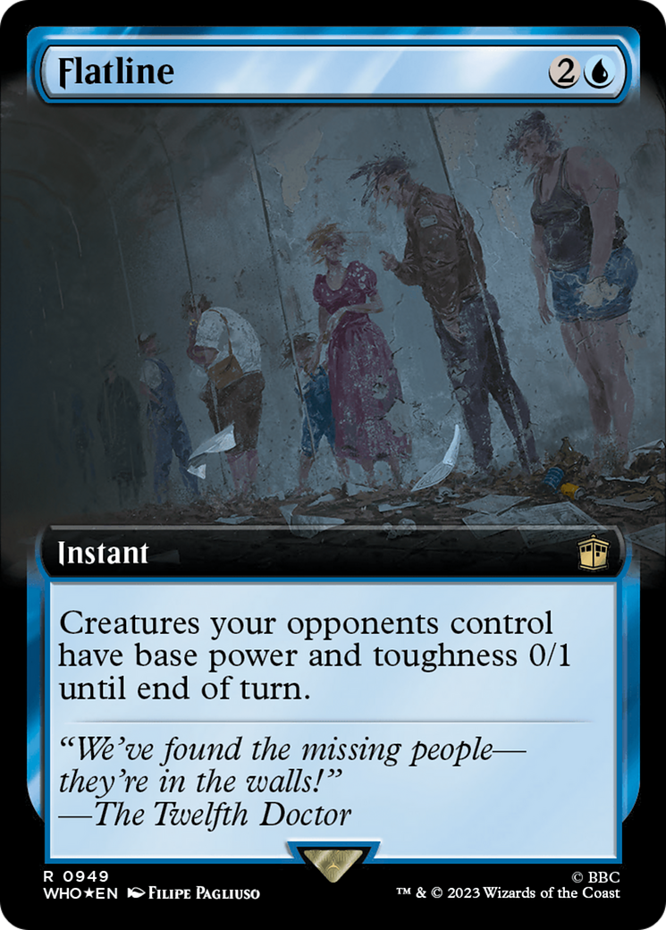 Image of Flatline (Extended Art) (Surge Foil) [Doctor Who]