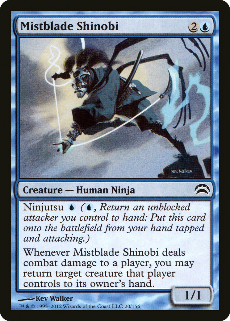 Image of Mistblade Shinobi (PC2-020) - Planechase 2012 Foil